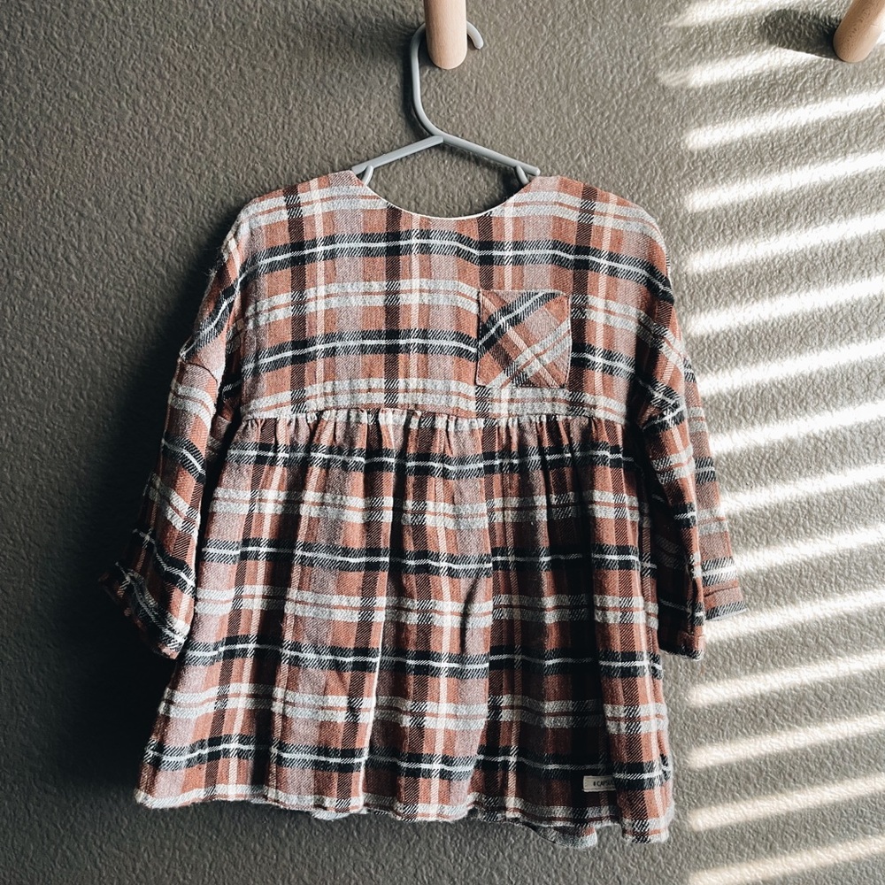Zara BabyGirl Plaid Dress